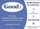 Good Plumbing, Heating, Air Conditioning, Inc.